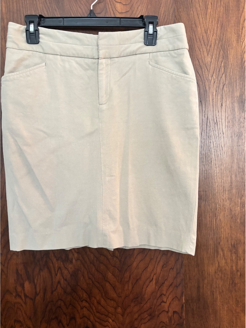 Banana Republic Petite Khaki Stretch Skirt Size 08